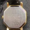 Used SEIKO Octagon Gold Black Dial Ladies Watch