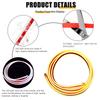 240cm LED Hood Light Strip Hood LED Light Strip With Amber Turn Signal Lights Waterproof Flexible White Dynamic Scan Start Up