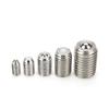 2pcs Conveyor Ball Roller Stainless Steel Ball Transfer Unit Bolt Locating Pin Ball Rollers With Set Screw