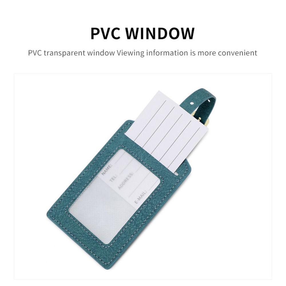 Name Luggage Tags Airplane Suitcase Tag Address Label Boarding Pass Tag Pu Luggage Tag Male