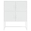 Highboard White 80 x 35 x 100 cm Steel