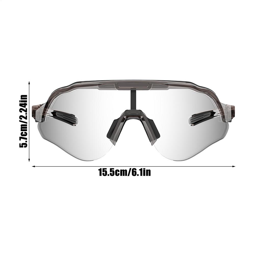 Outdoor Cycling Sunglasses UV400 Windproof Mountain Bike Eyeglass Anti-Glare Sports Eyewear for Fishing Running Driving Hiking