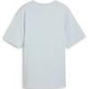 Puma Solid Logo Crew Neck Loose Short Sleeve T-Shirt Women Tops Frosted-Dew 626801-26