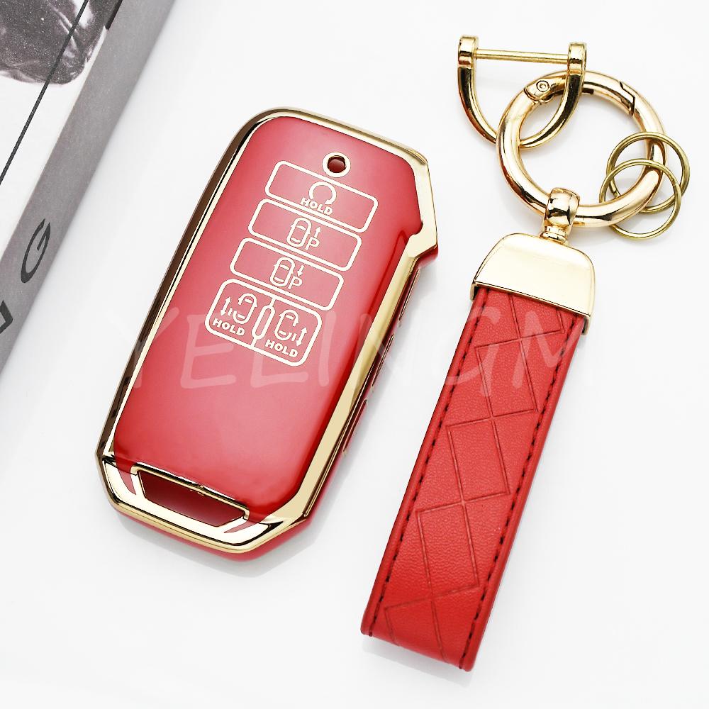9Buttons Car Key Case Cover New Tpu For Kia Ev6 New Carnival Sedona K8 V6 Gt Line Dl3 Mq4 K5 Grand Sorento