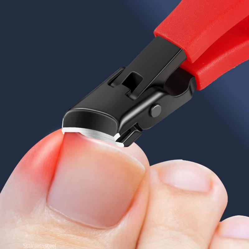 Large Jaw Nail Clipper 8mm Openning Thick Hard Special Nail Cutter Stainless Steel Toe Cutter Trimmer Anti-Splash Manicure Tools
