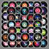 50 Retro Vinyl Record Cartoon Stickers for Journals, Notebooks, and Phones