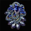 Rhinestone Brooch Pins for Women Shiny Boutique Decoration Badges Party Banquet Dress Gift