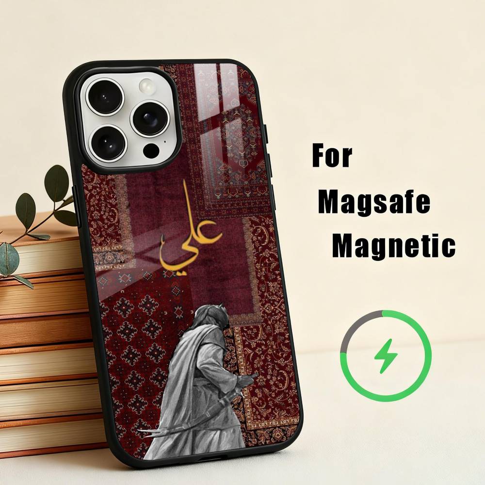 I-Imam Hussain S-Shia Ali-I  Phone Case For iPhone17,16,15,14,13,12,11 Plus,For Magnetic Wireless Charge Cover