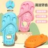 Durable Dog Chew Toy In Slipper Shape Teeth Cleaning Teething Relief - TPR Material Multiple Colors Available