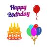 Happy Birthday Metal Cutting Dies Handmade Crafts Children Kid Girl