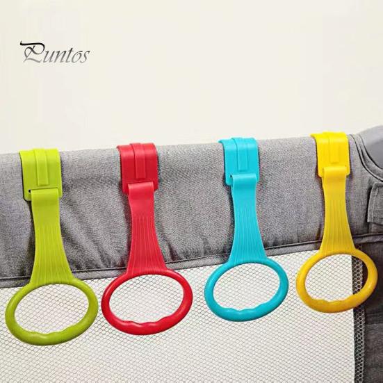 4 ks dětské kroužky na stahování, batolata, pomocník při chůzi, cvičení, pomocný nástroj, stojací kroužky, univerzální dětská postýlka, závěsný kroužek