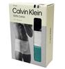 Calvin Klein CK Boxer Open Size M Briefs, Low-Rise, Front, Summer, Men's, 3-Pack, Cotton, Green, Navy, Gray, [Used]