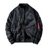 Mens Lightweight Windproof Casual Jacket Loose Fit Stand Collar Outerwear Young Adults