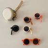 Upgraded Kids Toddler Sunglasses Foldable Pocket-size Kids Round Sunglasses Gift