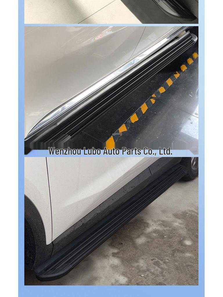 Ford Explorer Fixed Running Boards Black Plum All-Black Panel for Highlander and Teramont Auto Modification