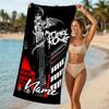 Customizable personalized beach towels My Chemical Romance themed designs.Suitable for the beach, yoga, sports;ideal as beach accessories