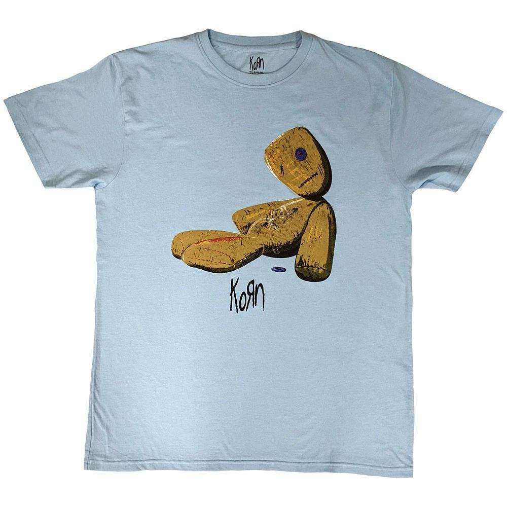 Men s Korn Issues Doll T-shirt Large Light Blue 4XL