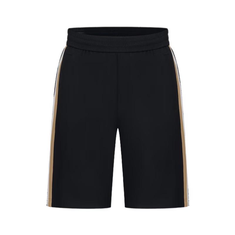 Byoenlefen Men s Cooling Color-Block Casual Shorts 33 чёрный