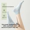 White Children's Summer Short Socks Made of Pure Cotton, Without Bones. Summer Odor-proof Socks, Antibacterial and Breathable Cotton Socks, Boat .
