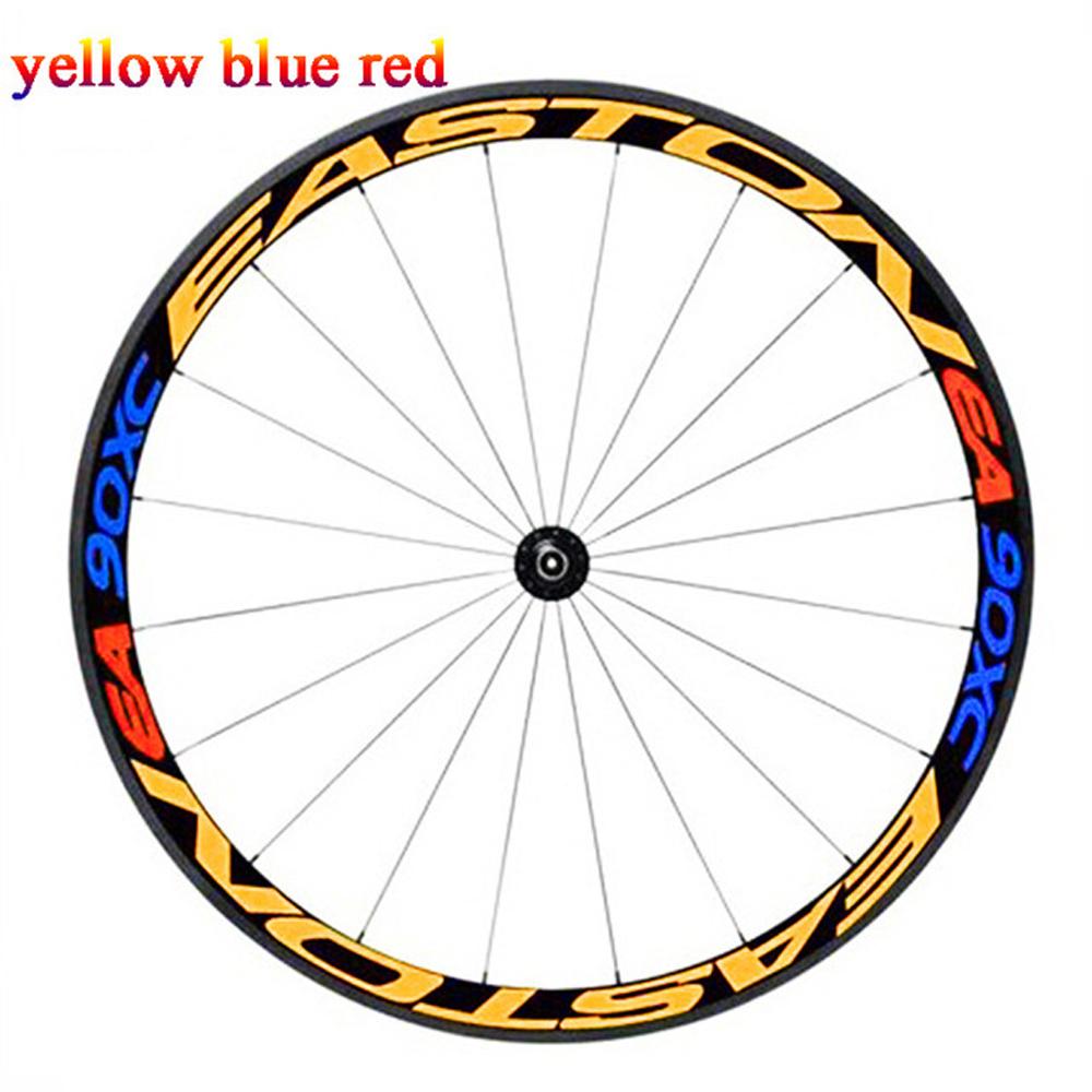 1 Side Multicolor Bike Wheel Rims Reflective Stickers Decals Cycling Safe Protector 26/27.5inch Wheel MTB Bike Accessories