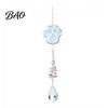 Soft Decoration Gift For Pet Owners Crystal Cat Paw Wind Chimes, Suncatchers for Windows Hanging, Swaying Layered Beads Decor Prism Rainbow