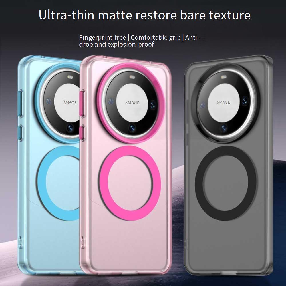 Magsafe Matte Phone Case For Huawei Mate 60 60 Pro 60 Pro+ Protective Case For Magnetic Wireless Charging Shockproof Back Cover