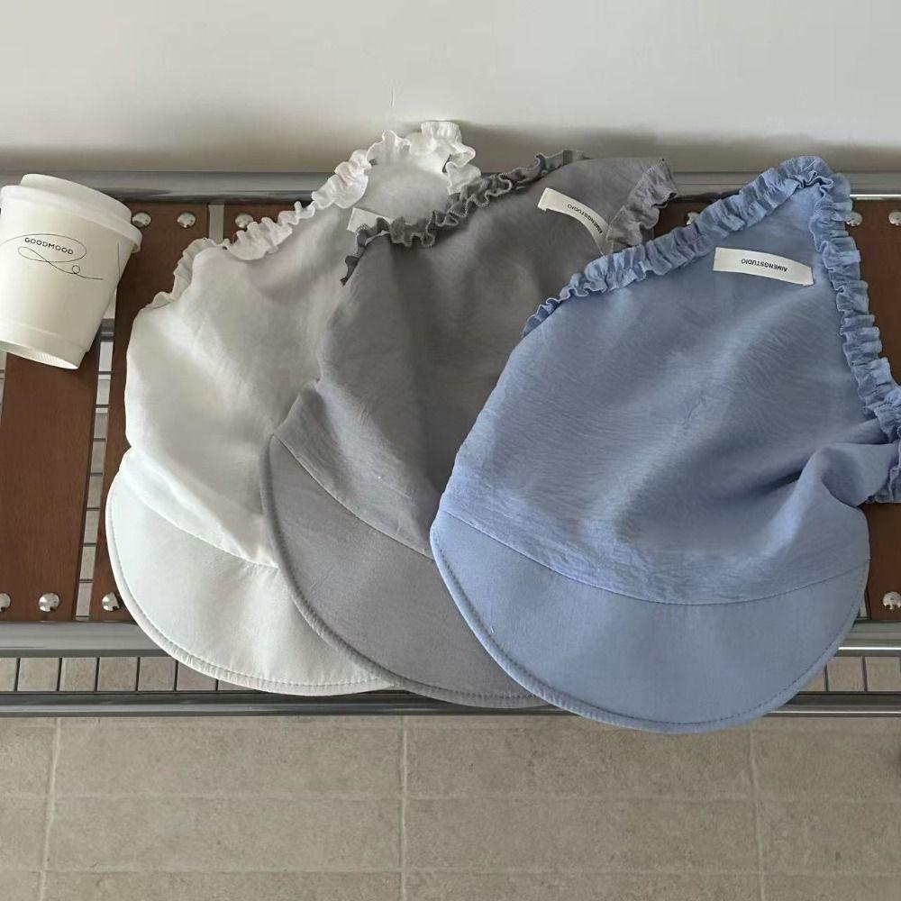 Cotton Headscarf Baseball Cap Adjustable Popular Baseball Hat Duckbill Turban Hat  Summer
