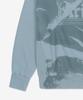 ARIES Sunbleached Cross Grain Temple Sweatshirt - Gray Blue / Star22200Grybl