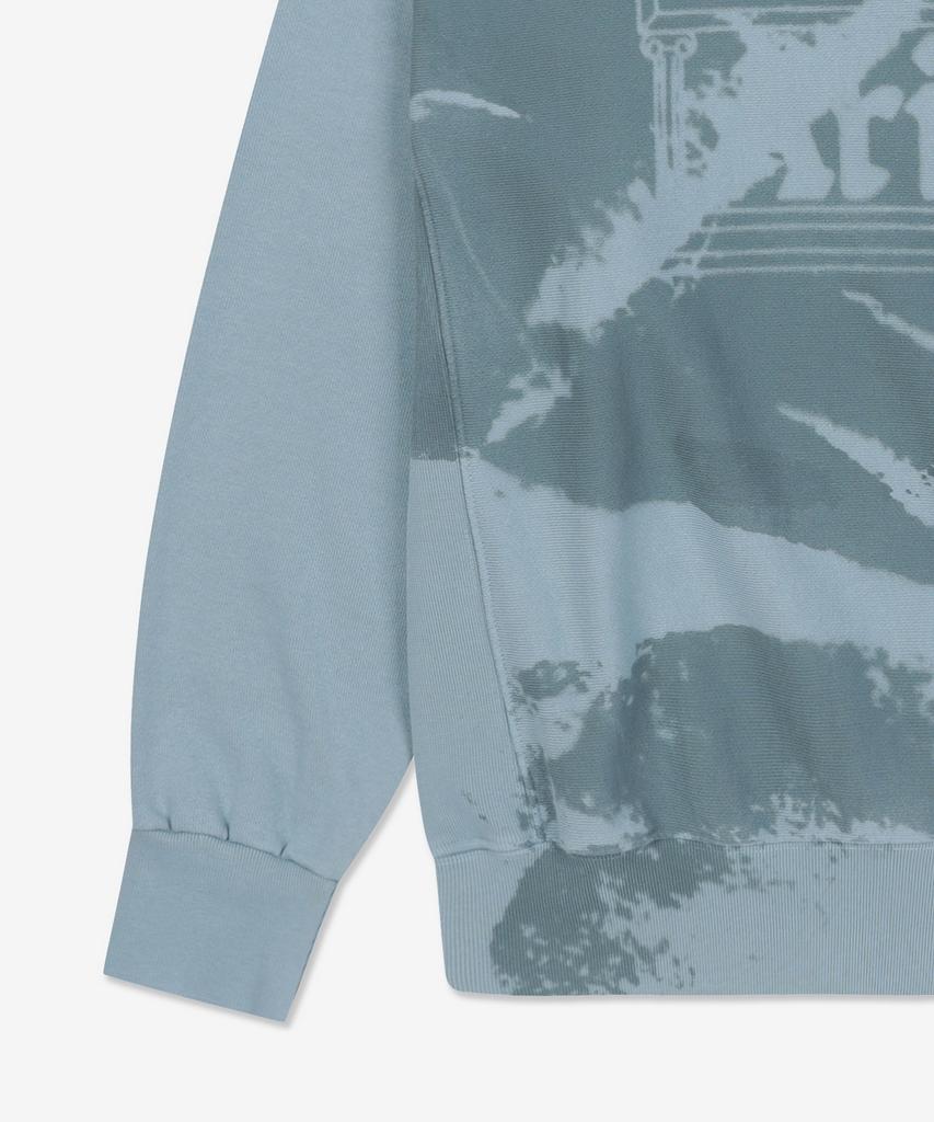ARIES Sunbleached Cross Grain Temple Sweatshirt - Gray Blue / Star22200Grybl