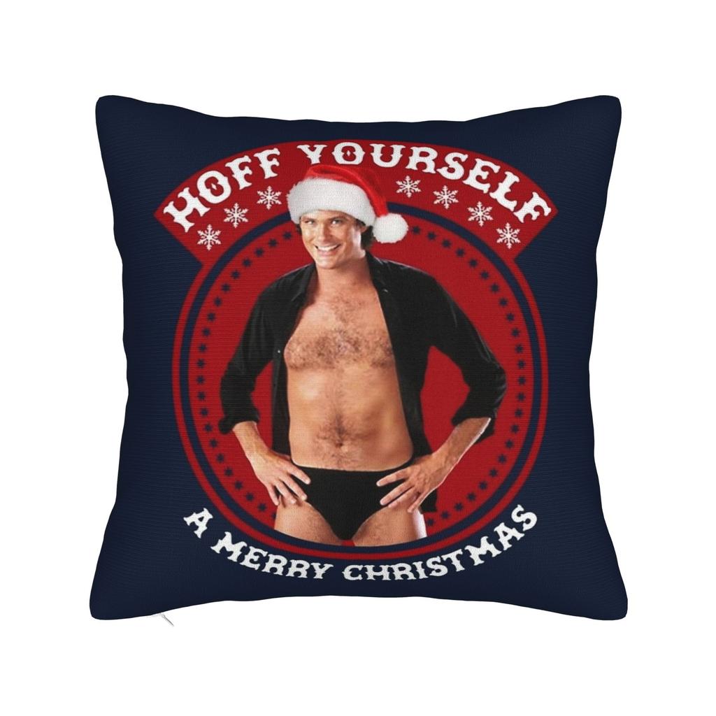 David Hasselhoff Pillow Cover Print Cushion Cover Vintage Pillow Case For Sofa Bedroom Home Decor