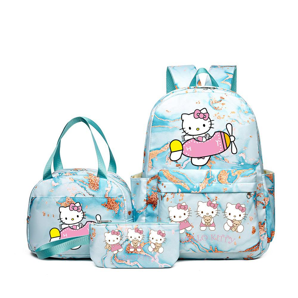 Student Schoolbag Large-Capacity Printing Junior High School College Student Casual Simple Backpack