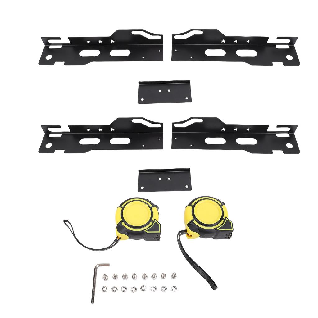 Płyta narzędzia do ustawiania geometrii kół z 2 taśmami Dokładny pomiar Wysoka wydajność Bezpieczny rowek dla samochodów
