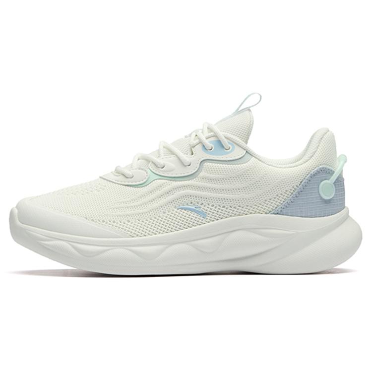 

New Anta Mianbomb 2 Cushioning Anti Slip Wear Resistant Breathability Low Top Running Shoes Women s White Purple 922225535-1 35.5
