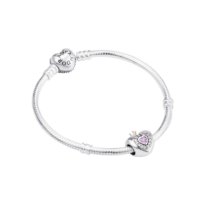 Pandora Jianjin Princess Heart 925 Silver Bracelet Women s Style PAND00122