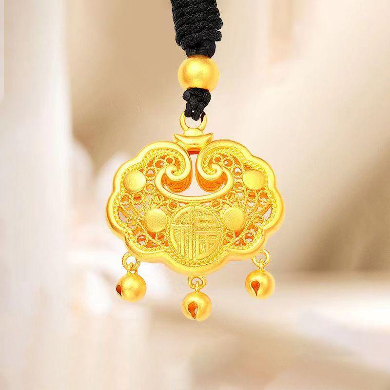 

Good Fortune Longevity Peace Necklace