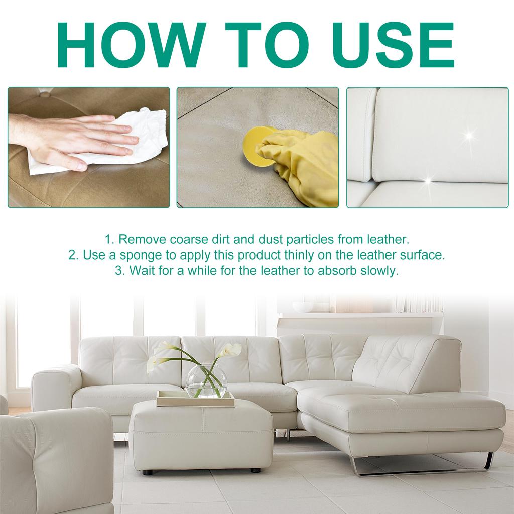 Car Leather Cleaning Cream Seat Maintenance Care Oil Leather Restoration Mink Oil Cream Leather Sofa car Interior Polishing