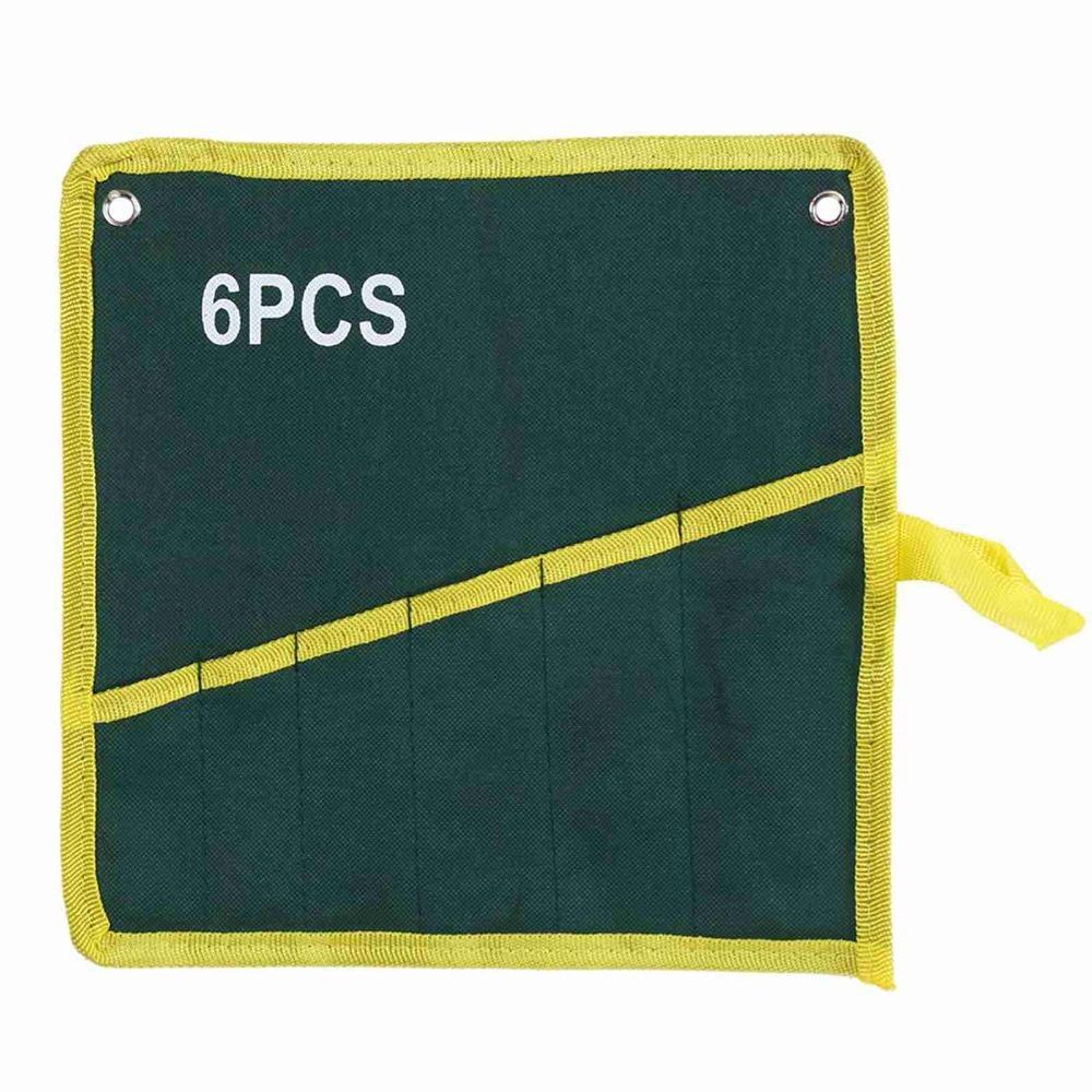 Durable Spanner Wrench Tool Bag Meltblown Cloth Polyester Tool Roll Storage Bag Multi Purpose Roll Up Design
