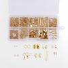 Schmuck DIY Metallanhänger & Zubehör Set mit Karabinerverschluss und Biegeringen