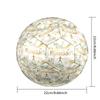 Ronaldo's Golden Legacy Size 5 Football Machine Sewn Indoor/Outdoor Training and Matches Ideal for Soccer Enthusiasts