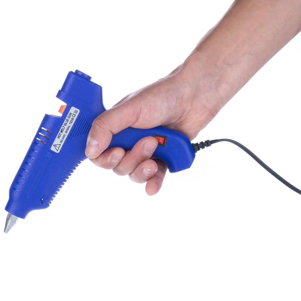 Rosfix Pistolet do Klejenia na Gorąco 100W – Szybkie Nagrzewanie | Wkłady 11mm | Obudowa Odporna na Wysoką Temperaturę