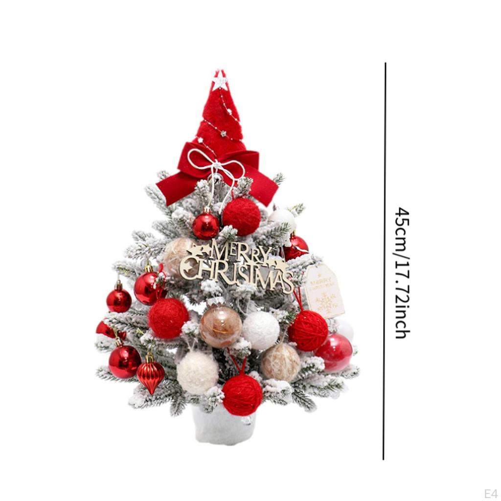 Mini Christmas Tree with Light Table Decoration for Living Room Porch Indoor