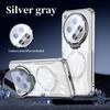 Transparent Plating Magnetic Camera lens holder Shockproof Back Case For Oppo Find X8 Ultra / Pro / X8s+ Hard Soft Bumper Cover