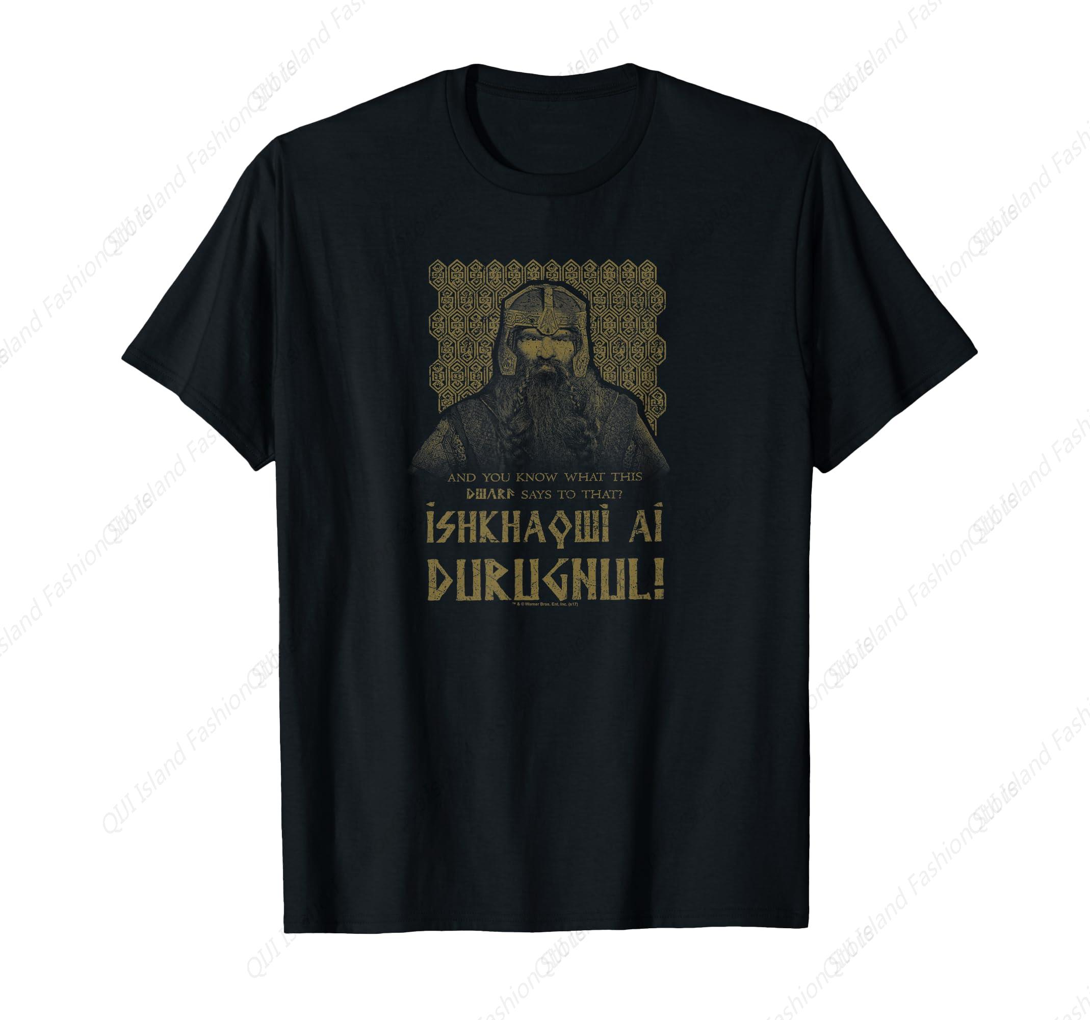 Lord of the Rings Gimli Ishkhaqwi Durugnul TShirt S