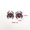 European & American Halloween DIY Jewelry: Retro Zinc Alloy Rhinestone Spider Pendant Charm