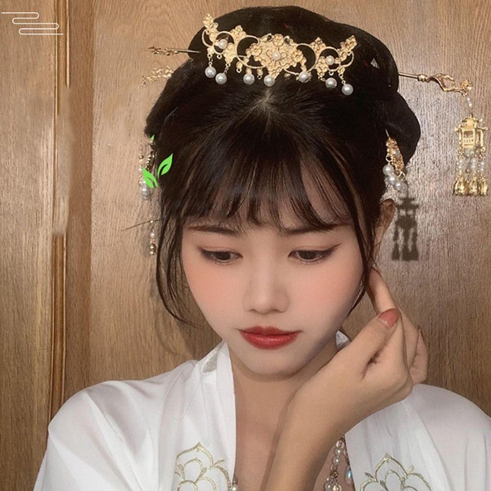 Hairpin Pearl Ancient Style Hairpin Chinese Style Headwear Girl Hair Accessories Hanfu Hair Sticks