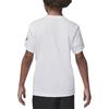 Jordan Dri-FIT Comfortable Skin-Friendly Simple Printed Short Sleeve T-Shirt Kids Tops White Emerald-Green HA2543-100