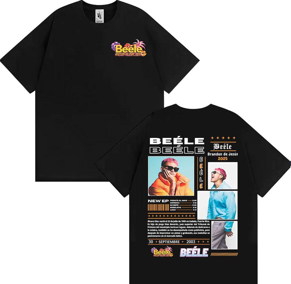 2025 Summer Rapper Biller Album Tour Merch Tshirt Mens Hiphop Pop Street Tshirt 100 Cotton Oversized Street Clothes