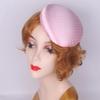 Einfarbige Fascinator-Basis Breiter Rand Netzhut Süßes Braut-Kopfschmuck Bühnenauftritt