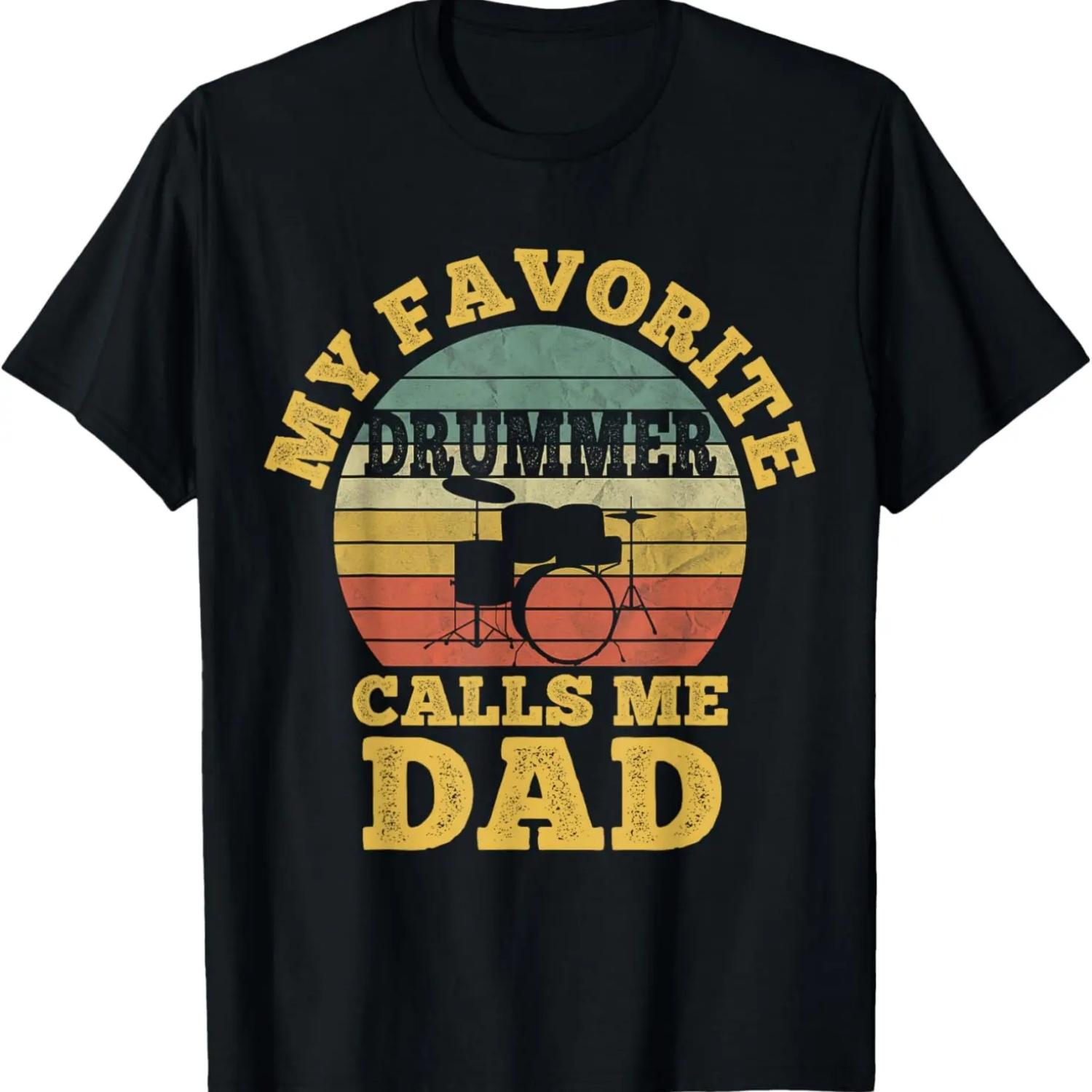 

PAMPANI Playing Drums Man T-Shirt (3) XXXXXL чорний