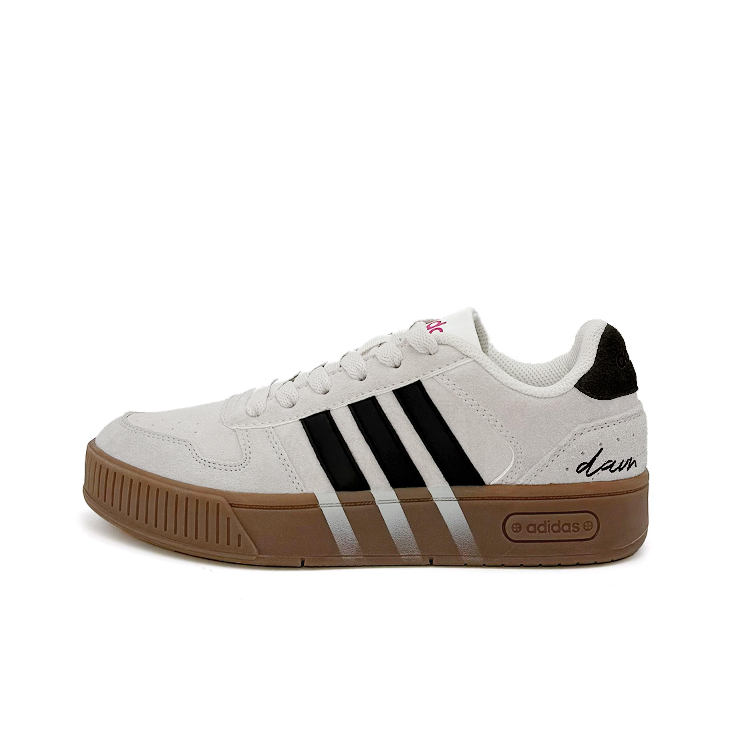 

Adidas Neo D PAD Cold Brew Deep Journey Slip Resistant Low top Skateboard Shoes Unisex Black Gray JP8232(Team471-) 35⅔